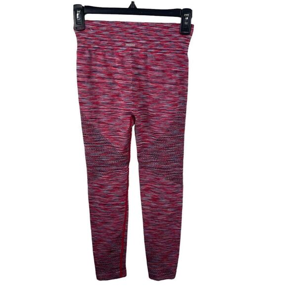 Aerie Chill Play Move Red Blue High Waist Spacedye Seamless Leggings Size Small - Picture 3 of 8